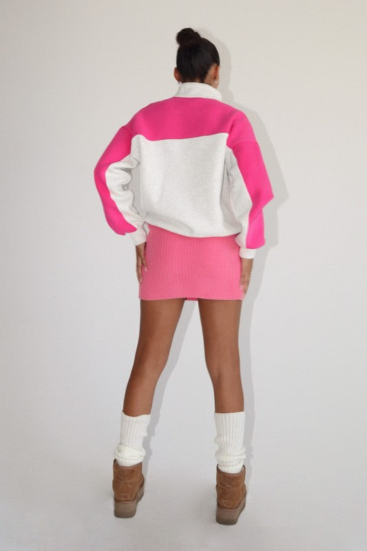 Pink Palm Springs Sweatshirt