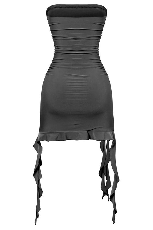 Dropping Hints Ruffle Dress