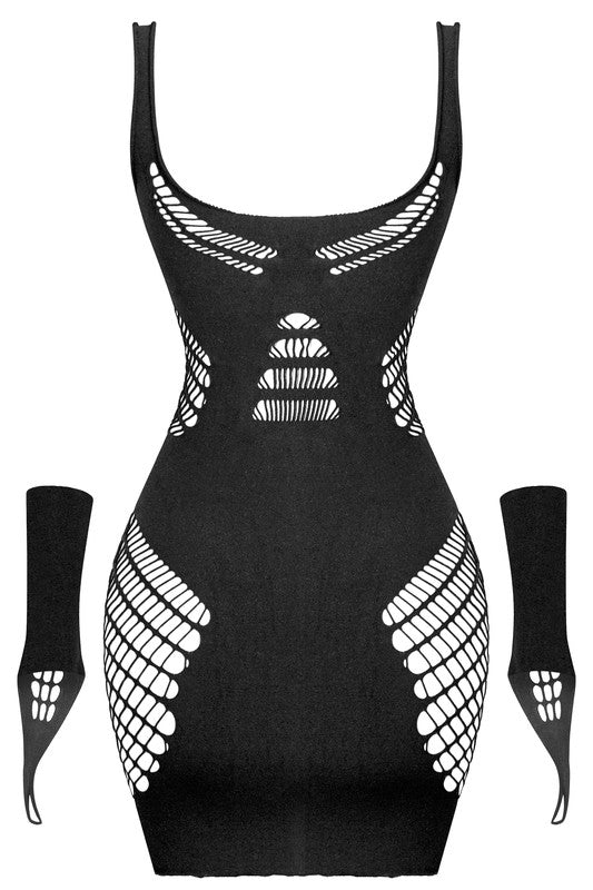 Acting Bad Caresha Please Black Mini Dress, Seamless Black Mini Dress, Sexy Cutout Mini Dress, Clubwear