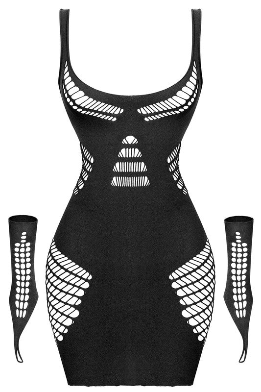 Acting Bad Caresha Please Black Mini Dress, Seamless Black Mini Dress, Sexy Cutout Mini Dress, Clubwear