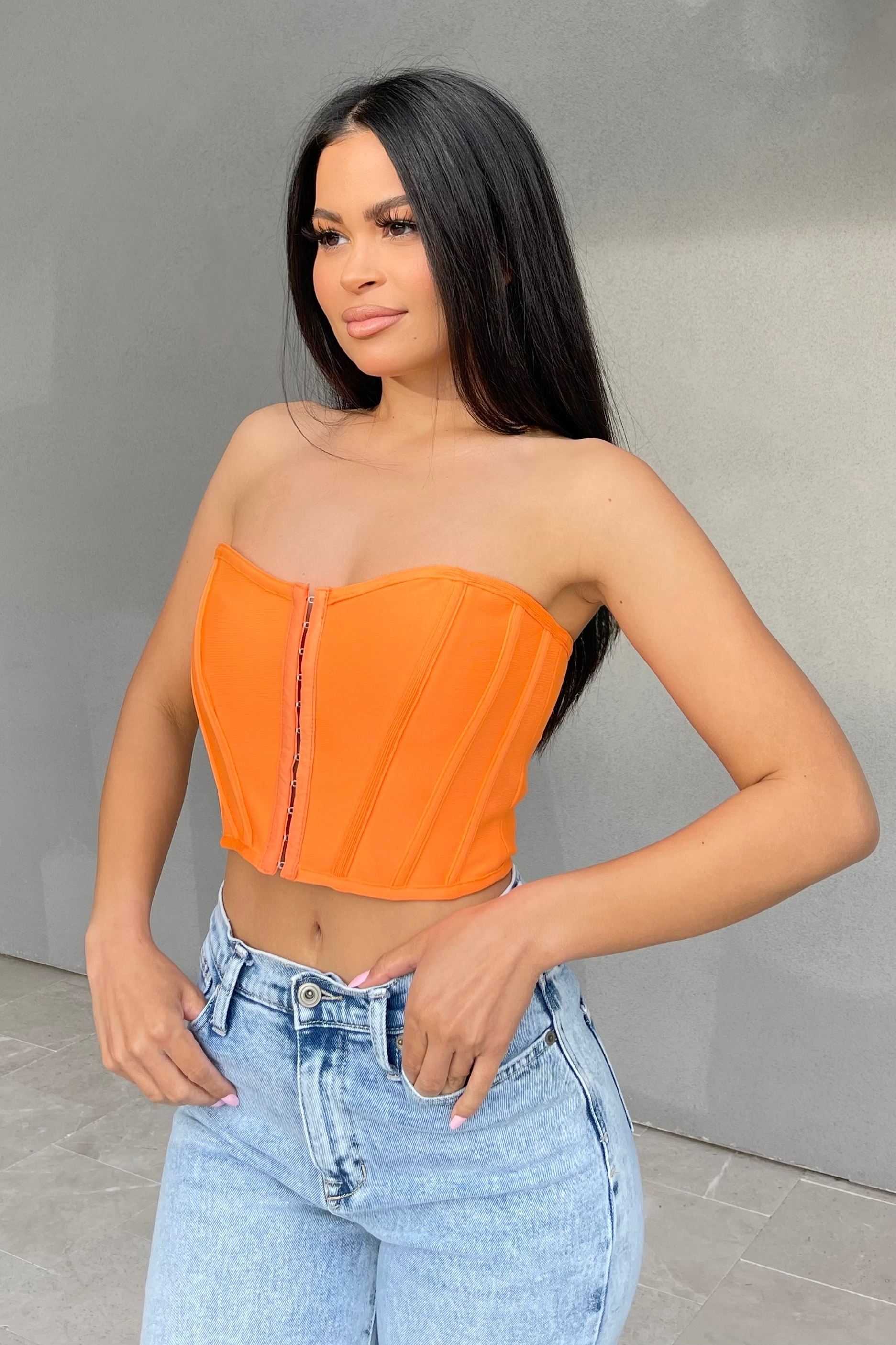 Orange Soda Bandage Corset