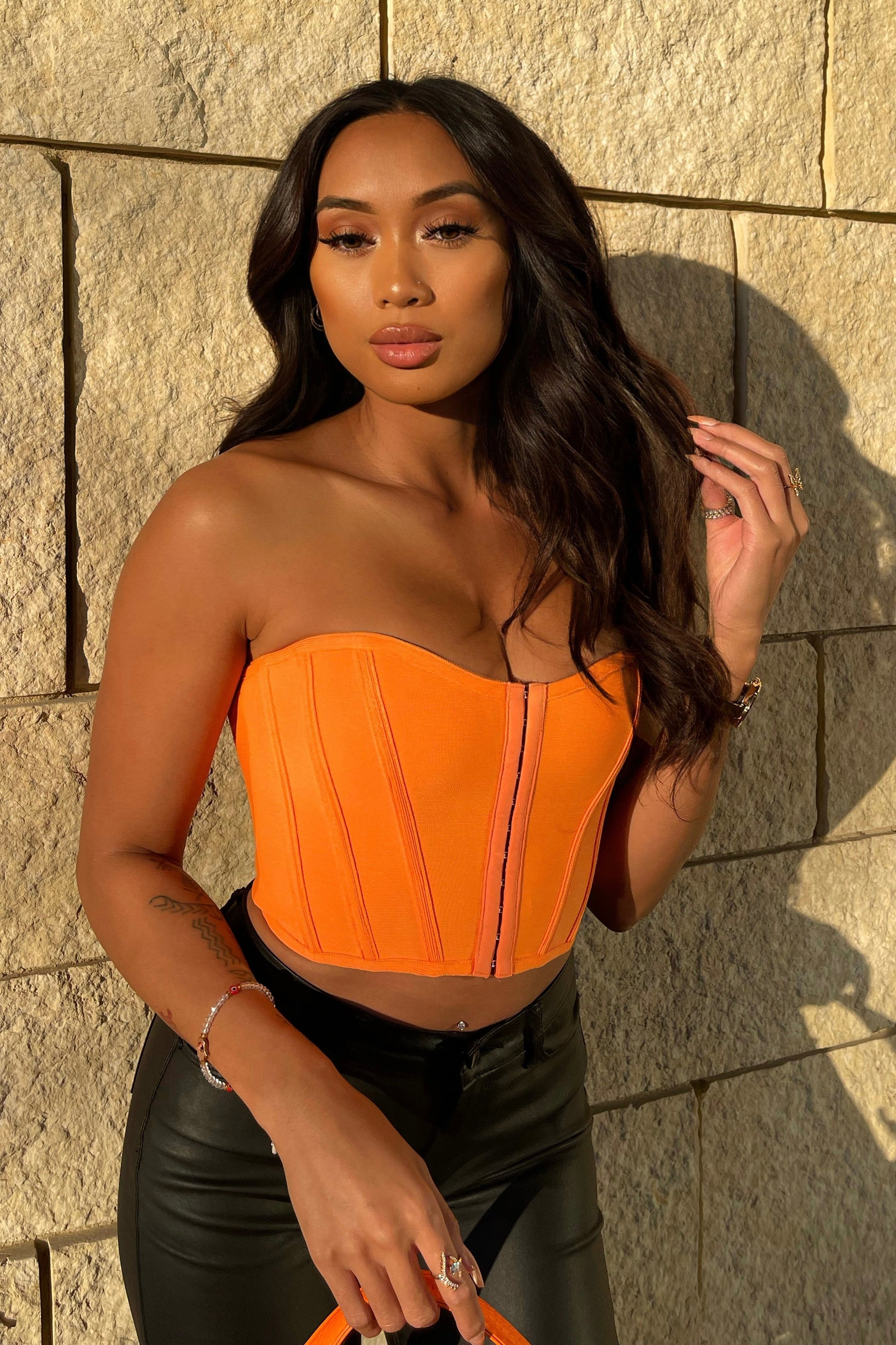 Orange Soda Bandage Corset
